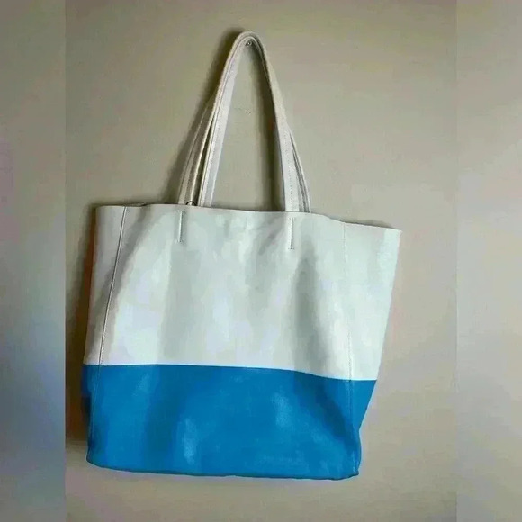Sorial  color block leather tote. - Picture 1 of 7